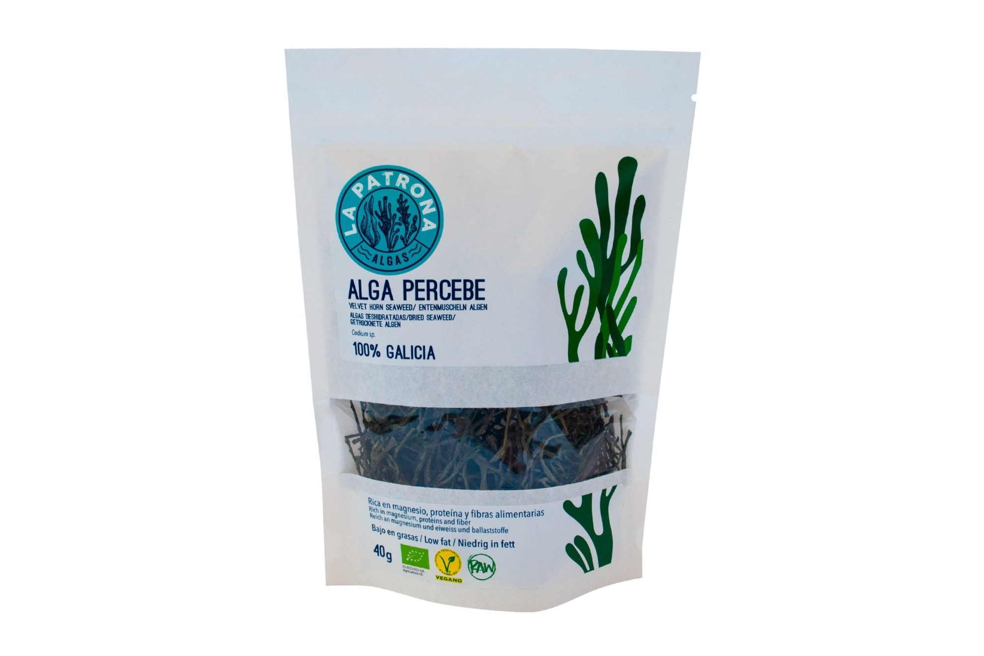 Alga Percebe Algas Deshidratadas Eco 40 Gr. 100%galicia