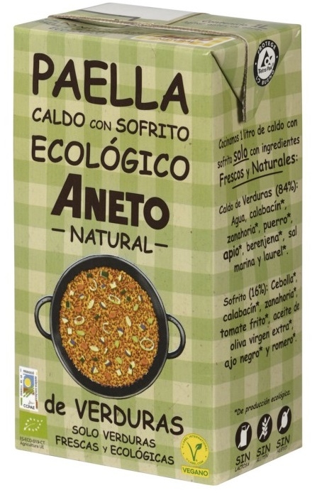 Caldo Natural de Paella Aneto Bio 1L