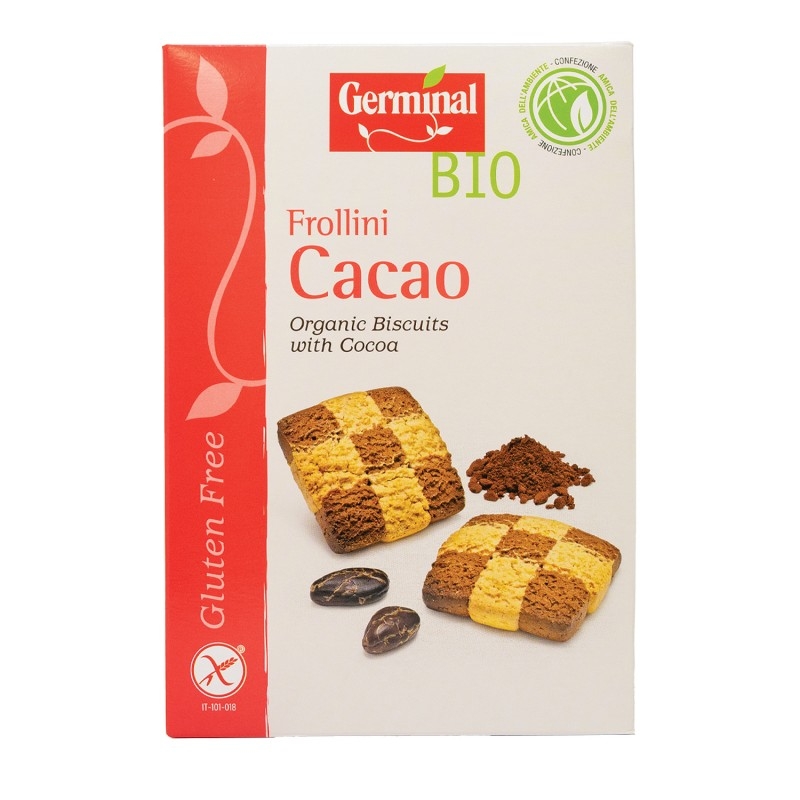 Galletas Sin Gluten Cacao y Vainilla Sin Gluten 250Gr. (Frollini Cacao)