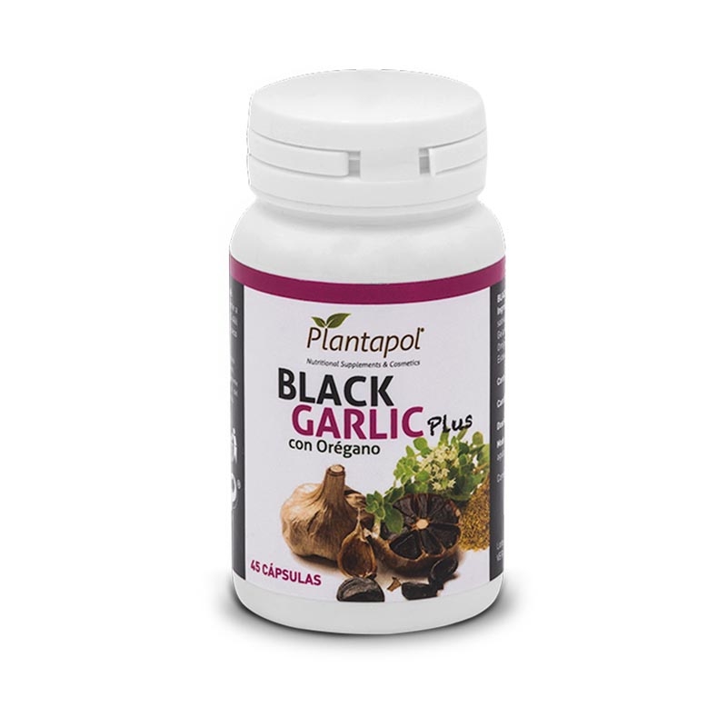 Black Garlic Plus (Ajo Negro Con Orégano)  45Caps. Plantapol