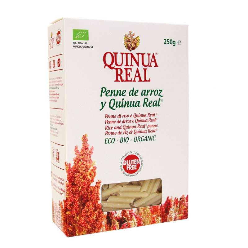 Penne (Macarrones) de Arroz y Quinoa Real Bio 250 Gr. Quinua Real