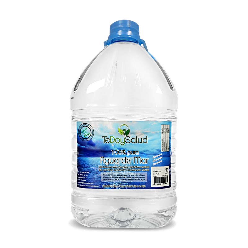 agua de Mar bebible microfiltrada disponible en nuestra tienda de Vall